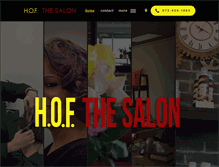 Tablet Screenshot of hofthesalon.com